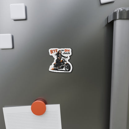 “Rye or Die Chick” Die-Cut Whiskey Magnets