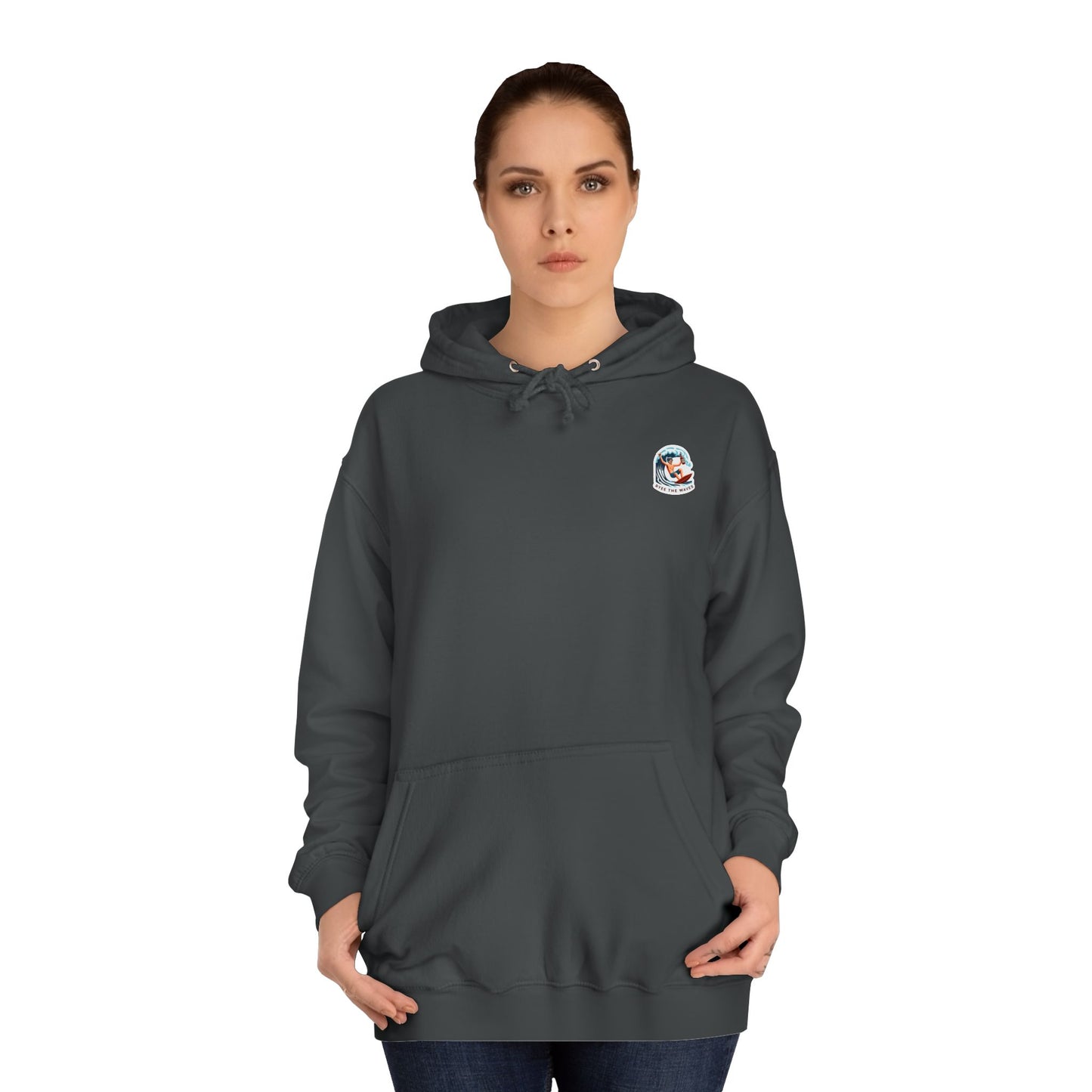 “Rye the Waves” Unisex Surf Whiskey Hoodie 3