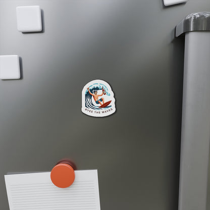“Rye The Waves” Cool Whiskey Magnets