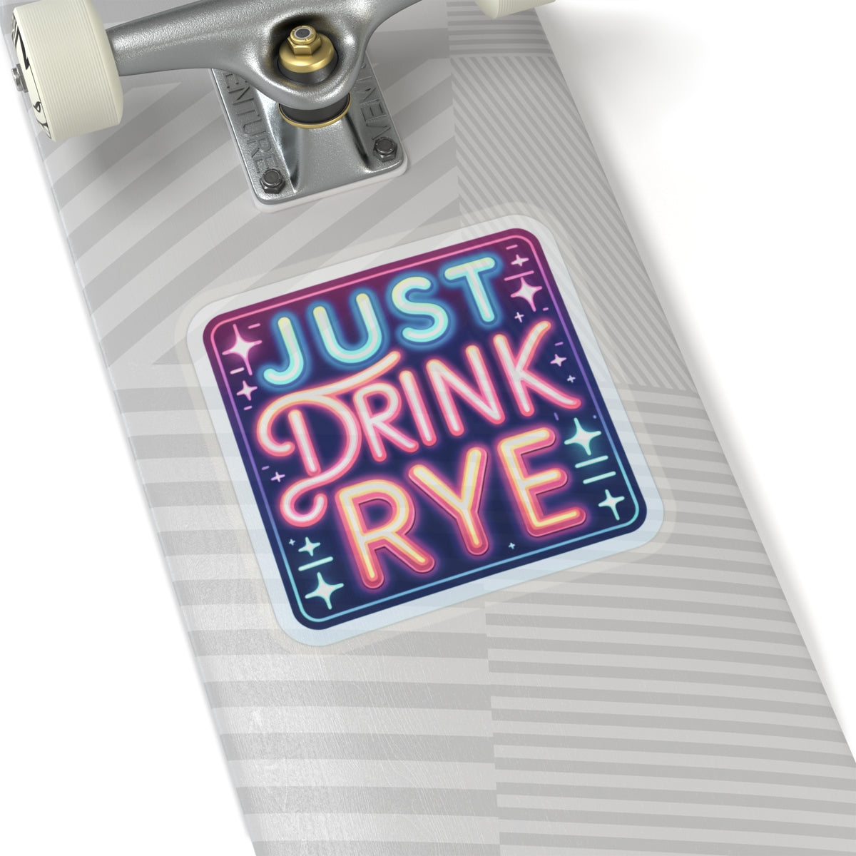 “Just Drink Rye” Whiskey Tagline Kiss-Cut Sticker