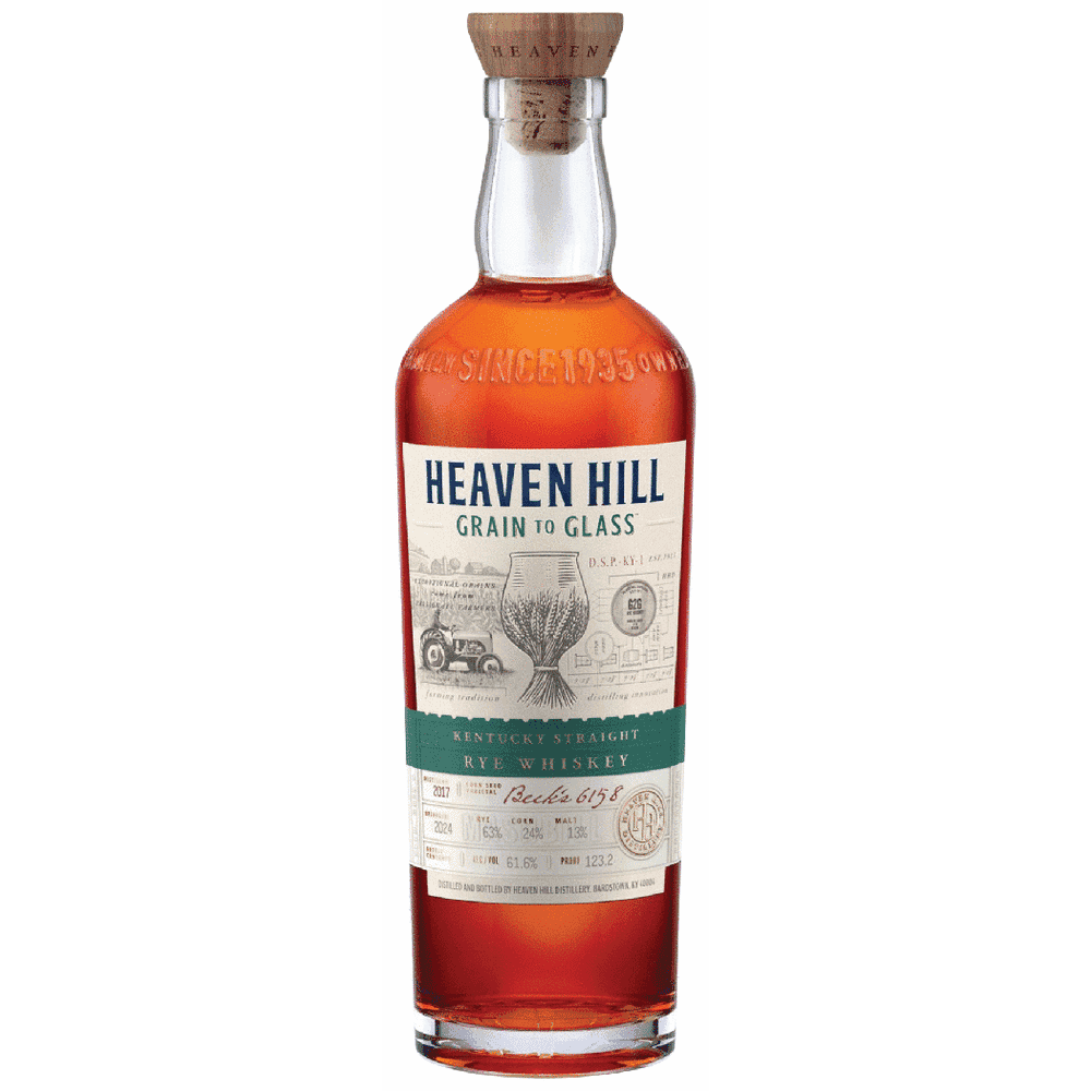 Heaven Hill Grain to Glass Rye Bottle