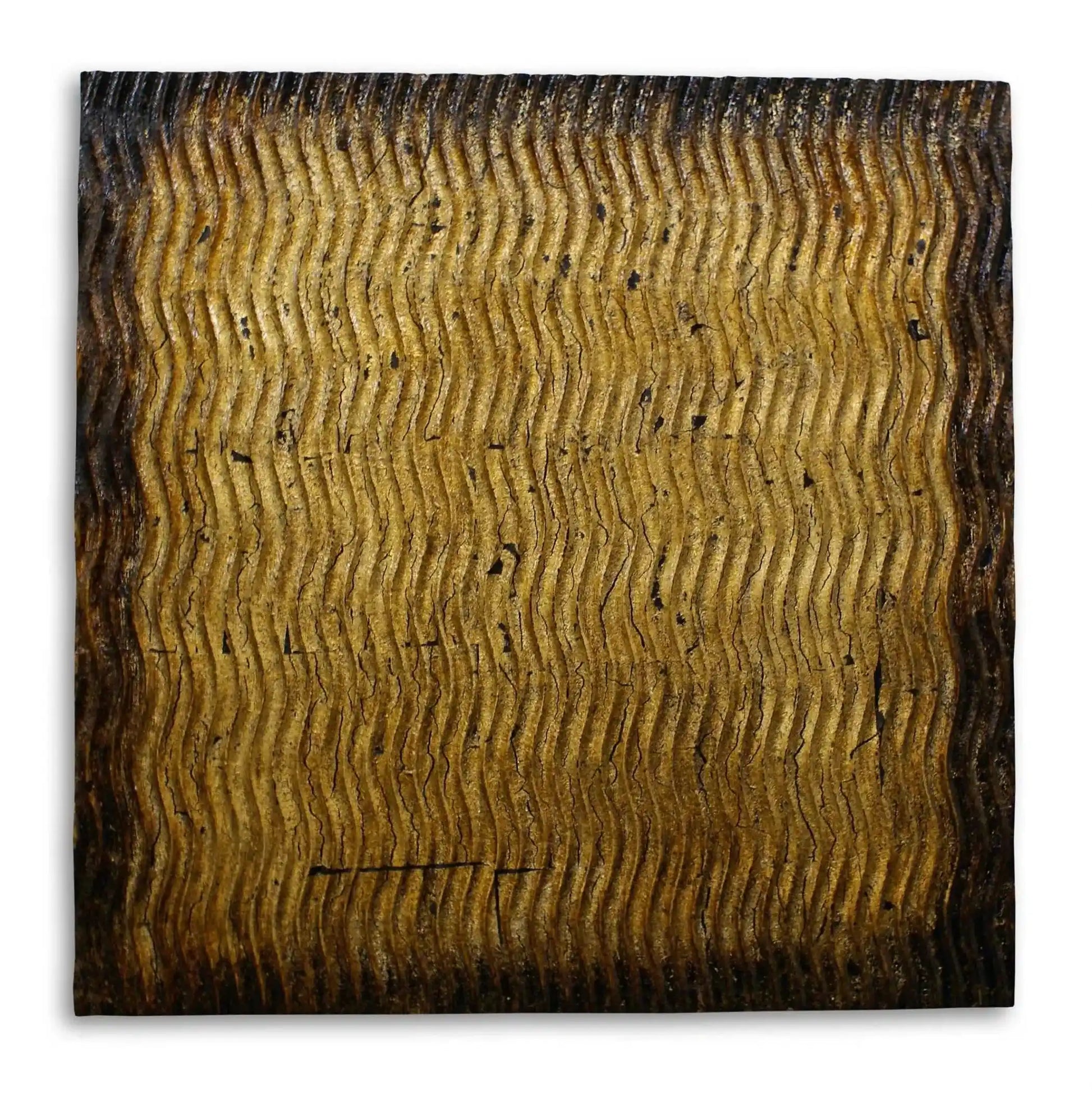 Metallic Ridge Wood Wall Art for Whiskey Enthusiasts