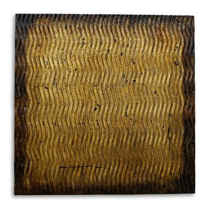 Metallic Ridge Wood Wall Art for Whiskey Enthusiasts