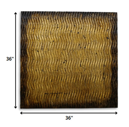 Metallic Ridge Wood Wall Art for Whiskey Enthusiasts