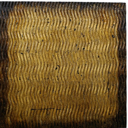 Metallic Ridge Wood Wall Art for Whiskey Enthusiasts