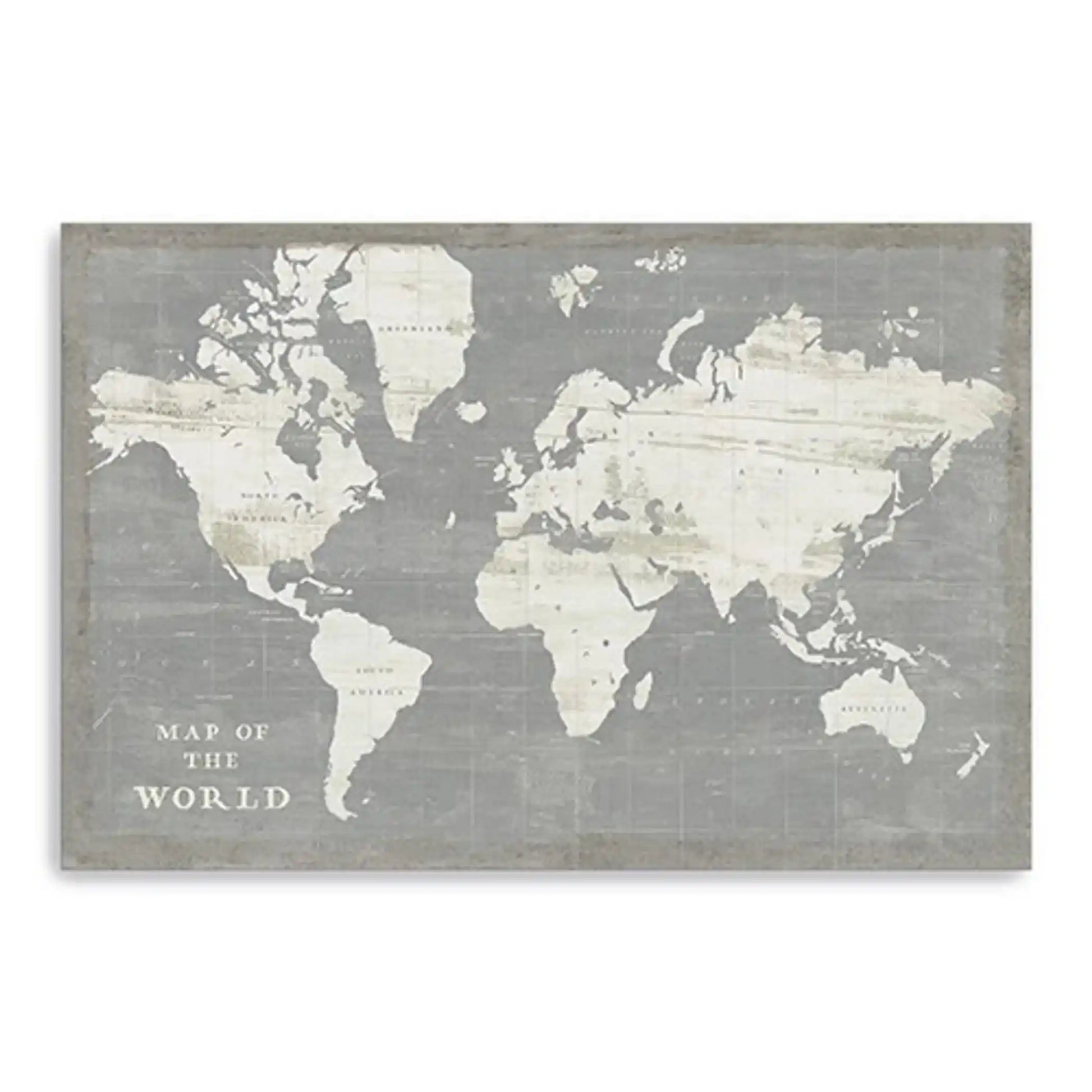World Map Print Wall Art