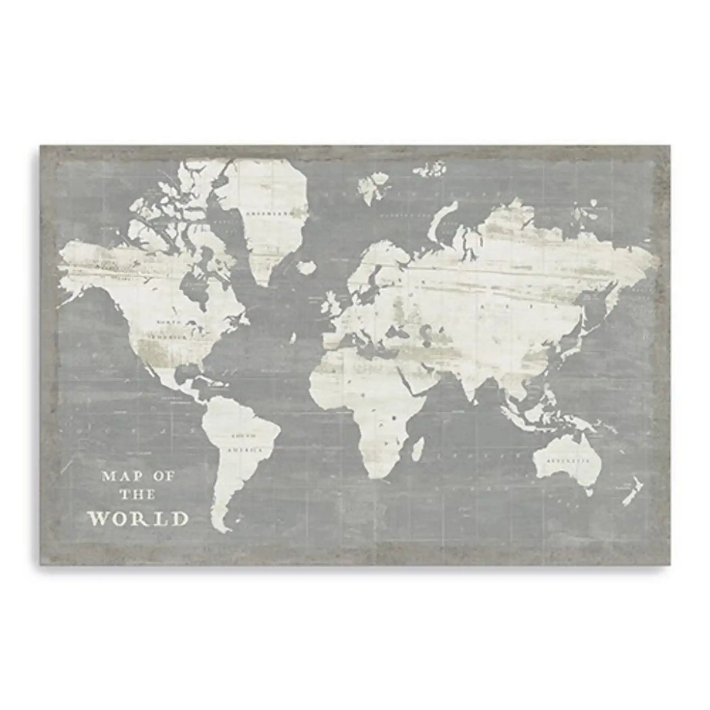 World Map Print Wall Art