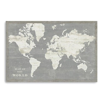 World Map Print Wall Art