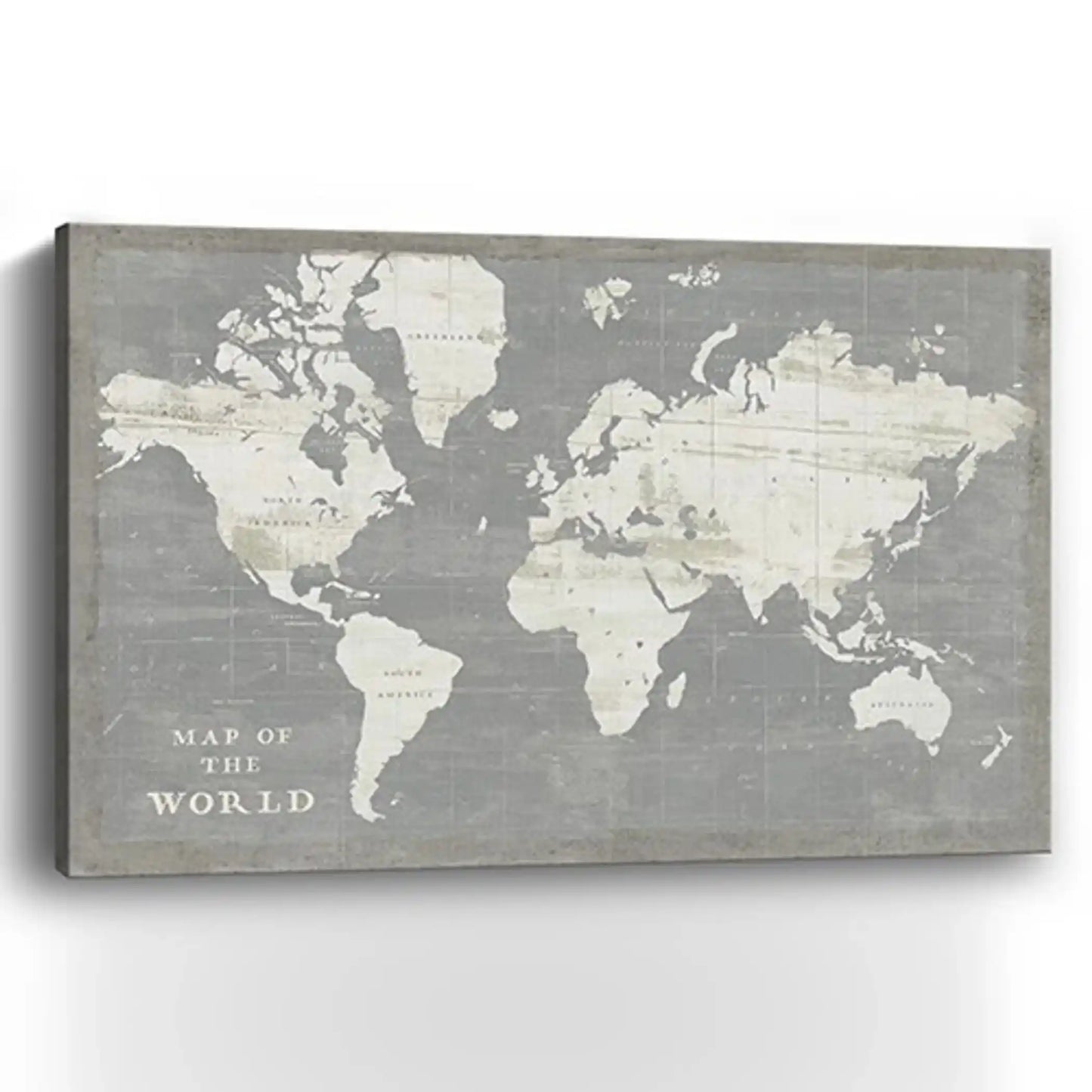 World Map Print Wall Art