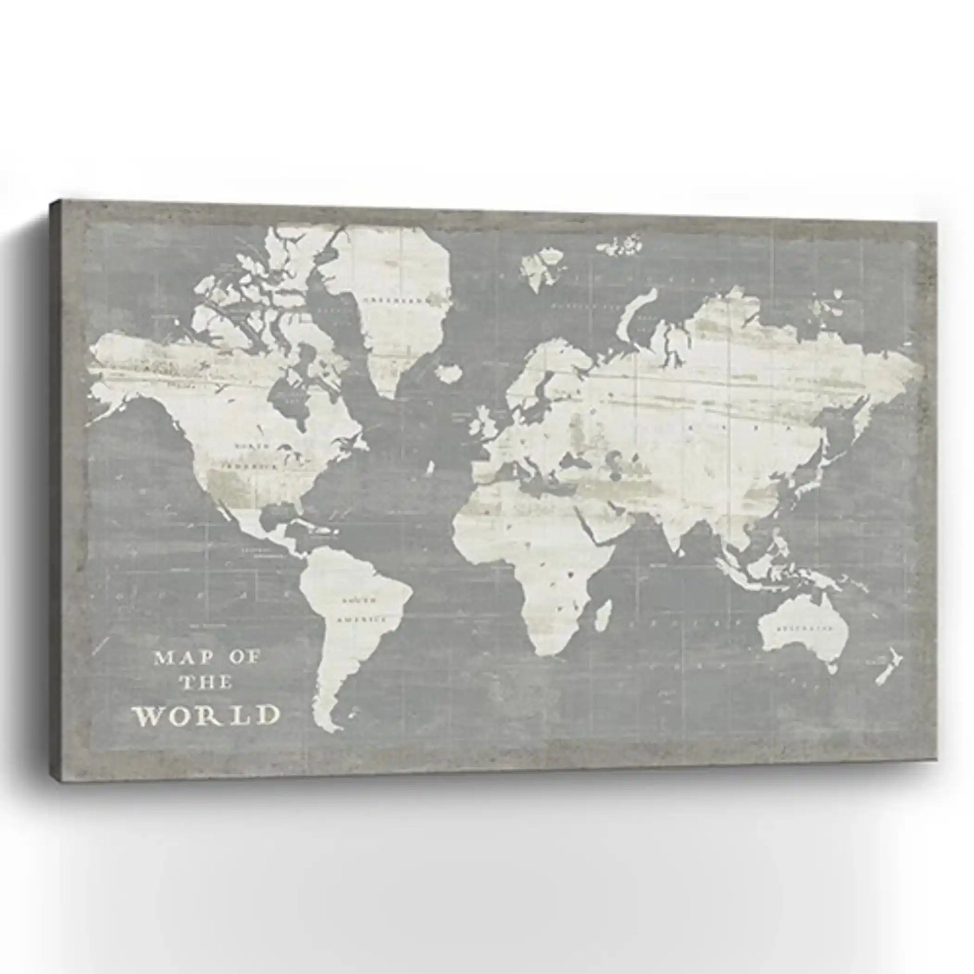 World Map Print Wall Art