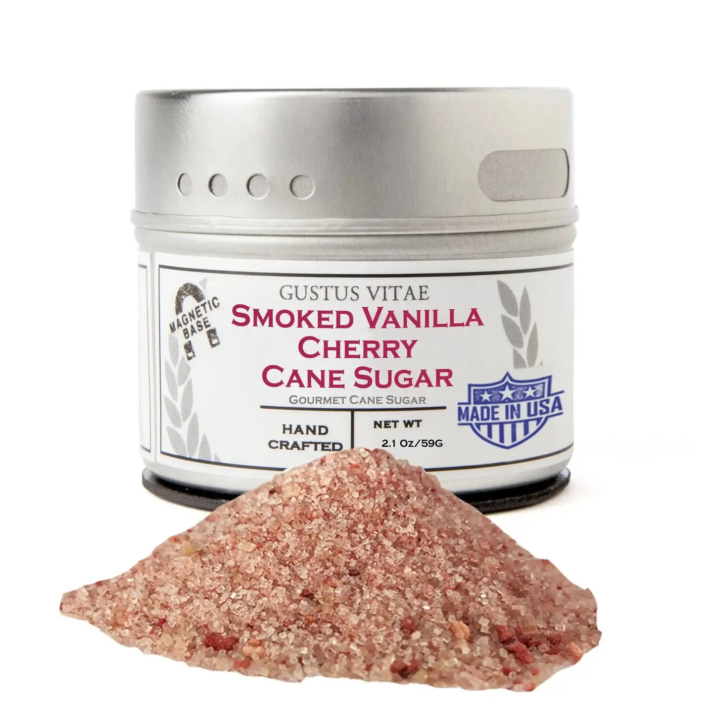 Smoked Vanilla Cherry Cane Sugar for Gourmet Baking