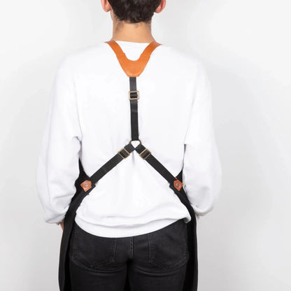 Saddlestrings Handmade Leather-Trim Work Apron
