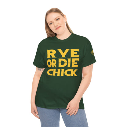 Whiskey Funny T-shirt: Rye or Die Chick