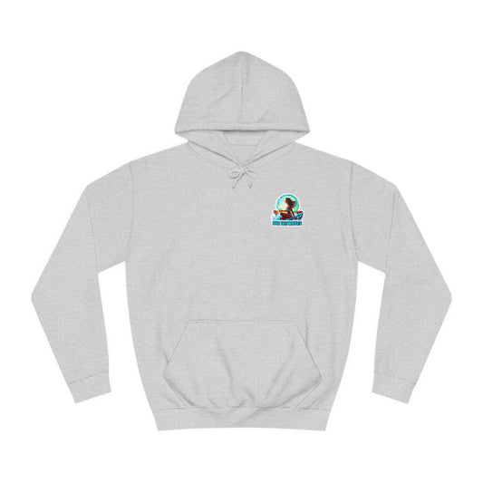 “Rye the Waves” Unisex College Hoodie - Whiskey 4
