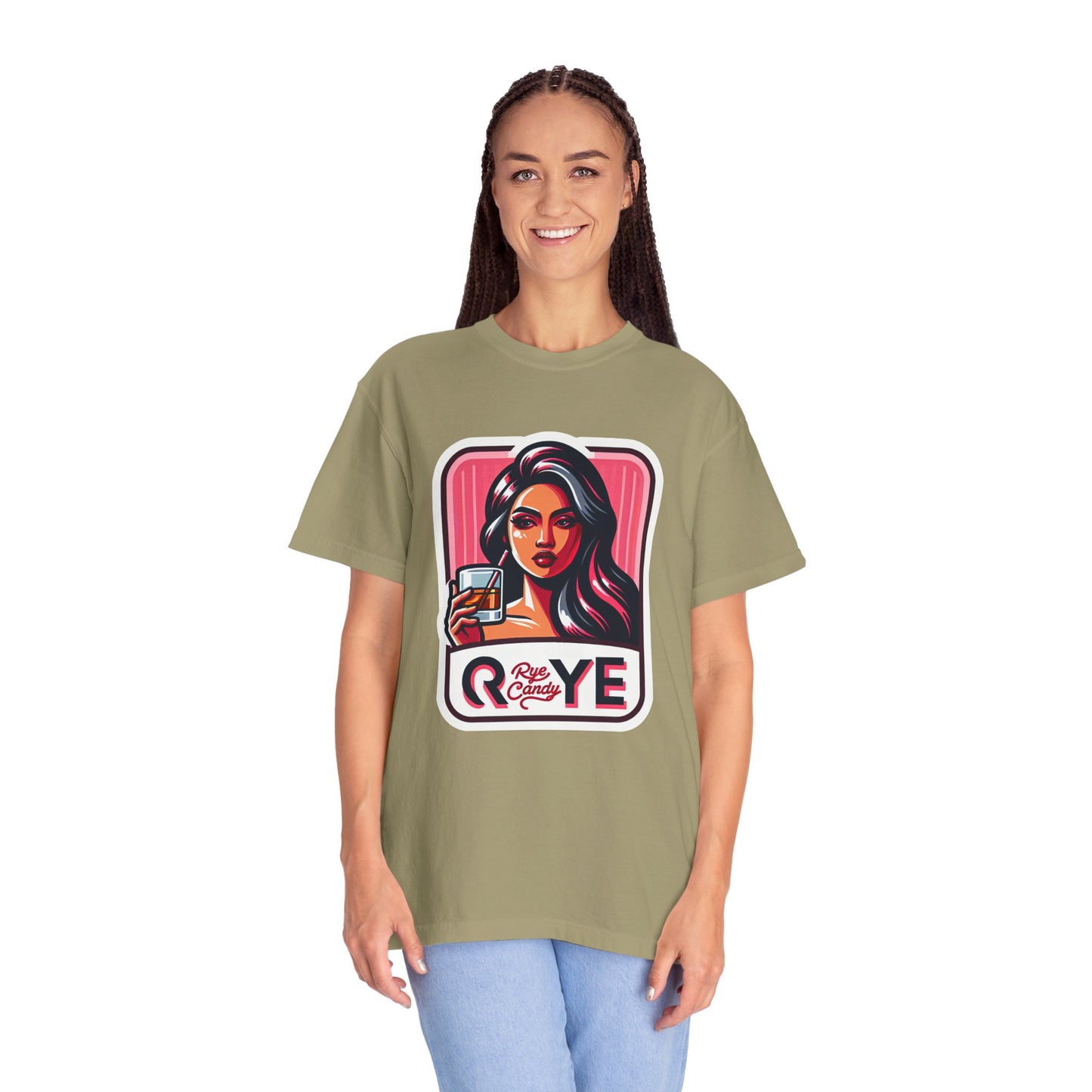 “Rye Candy” Whiskey Garment-Dyed Funny T shirt