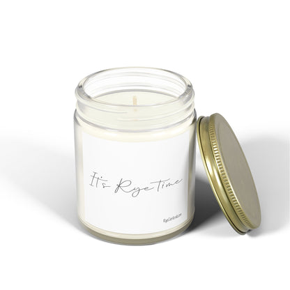 “It’s Rye Time” Scented Candle, perfect gift for whiskey lovers