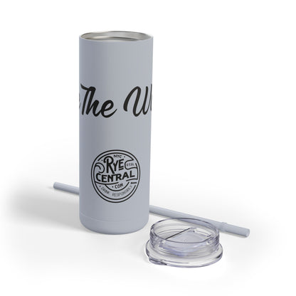 “Rye The Waves” Whiskey Themed Skinny Tumbler