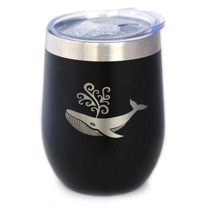 Whale Insulated Wine Tumbler for Ocean Lovers