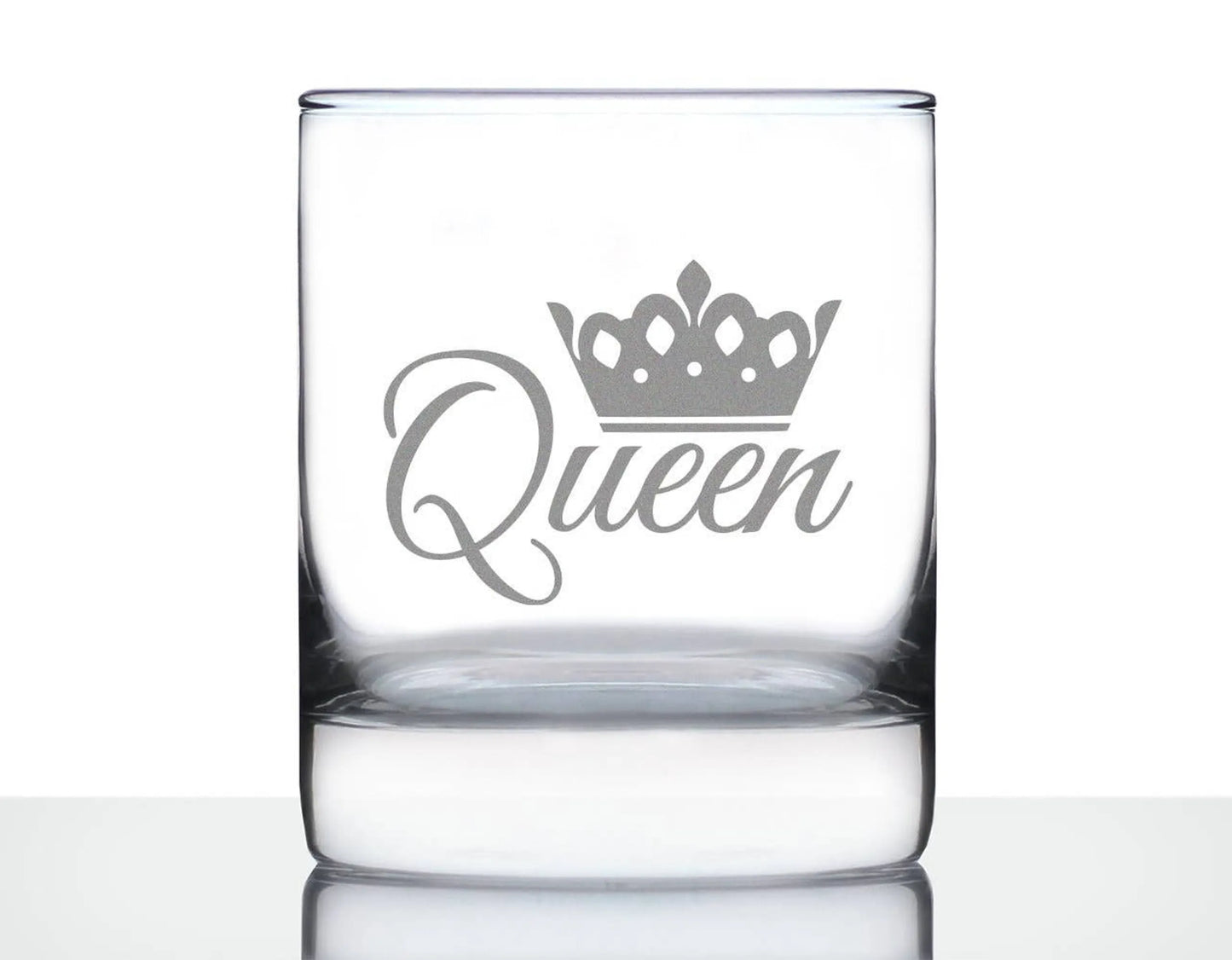 Queen Whiskey Rocks Glass Collection by RyeCentral