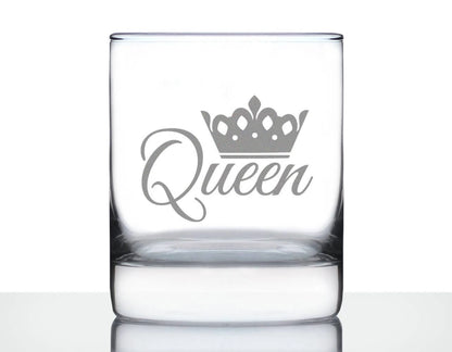 Queen Whiskey Rocks Glass Collection by RyeCentral