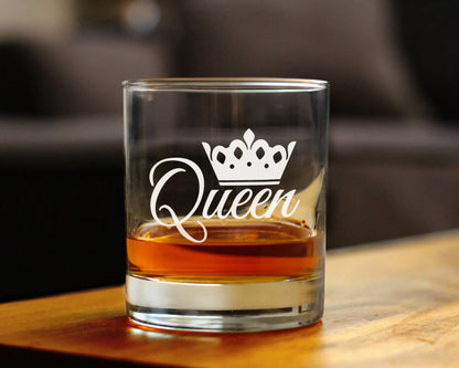 Queen Whiskey Rocks Glass Collection by RyeCentral
