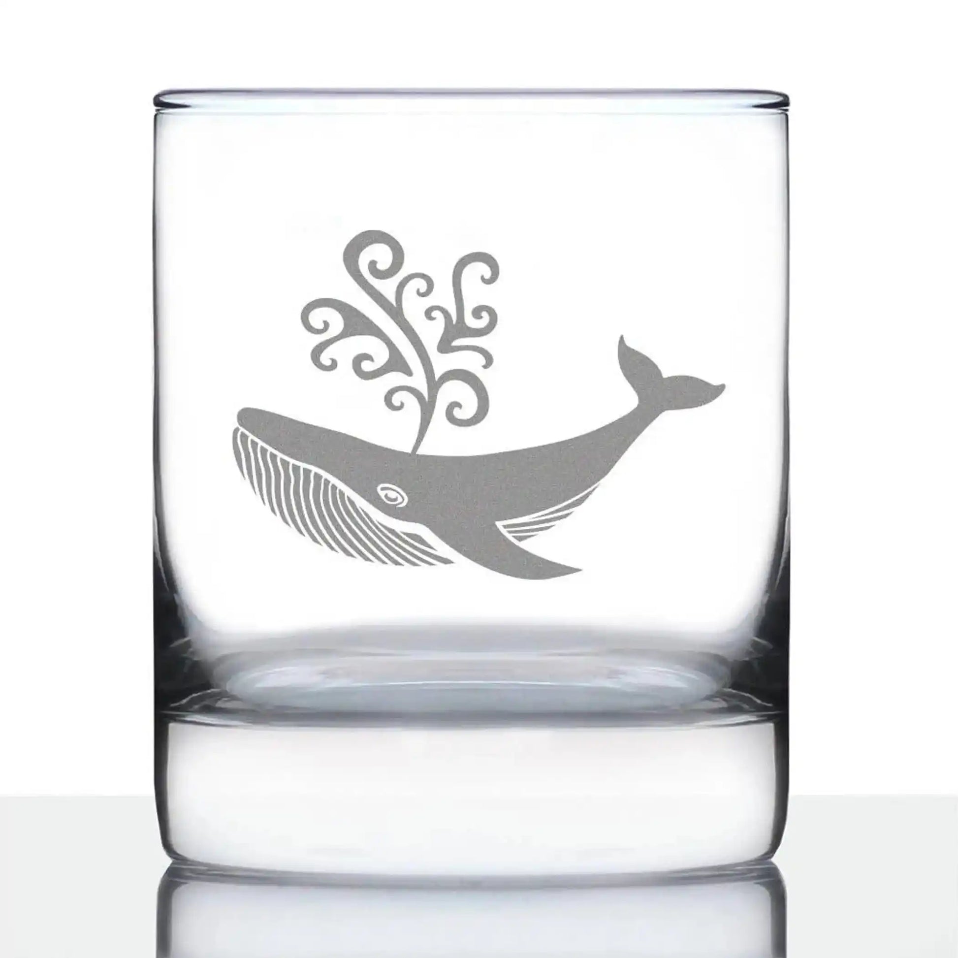 Whale Whiskey Rocks Glass 