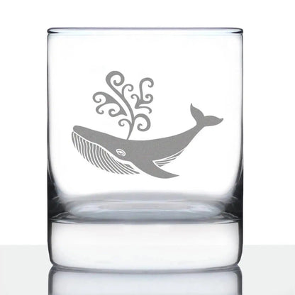 Whale Whiskey Rocks Glass 