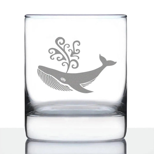 Whale Whiskey Rocks Glass 