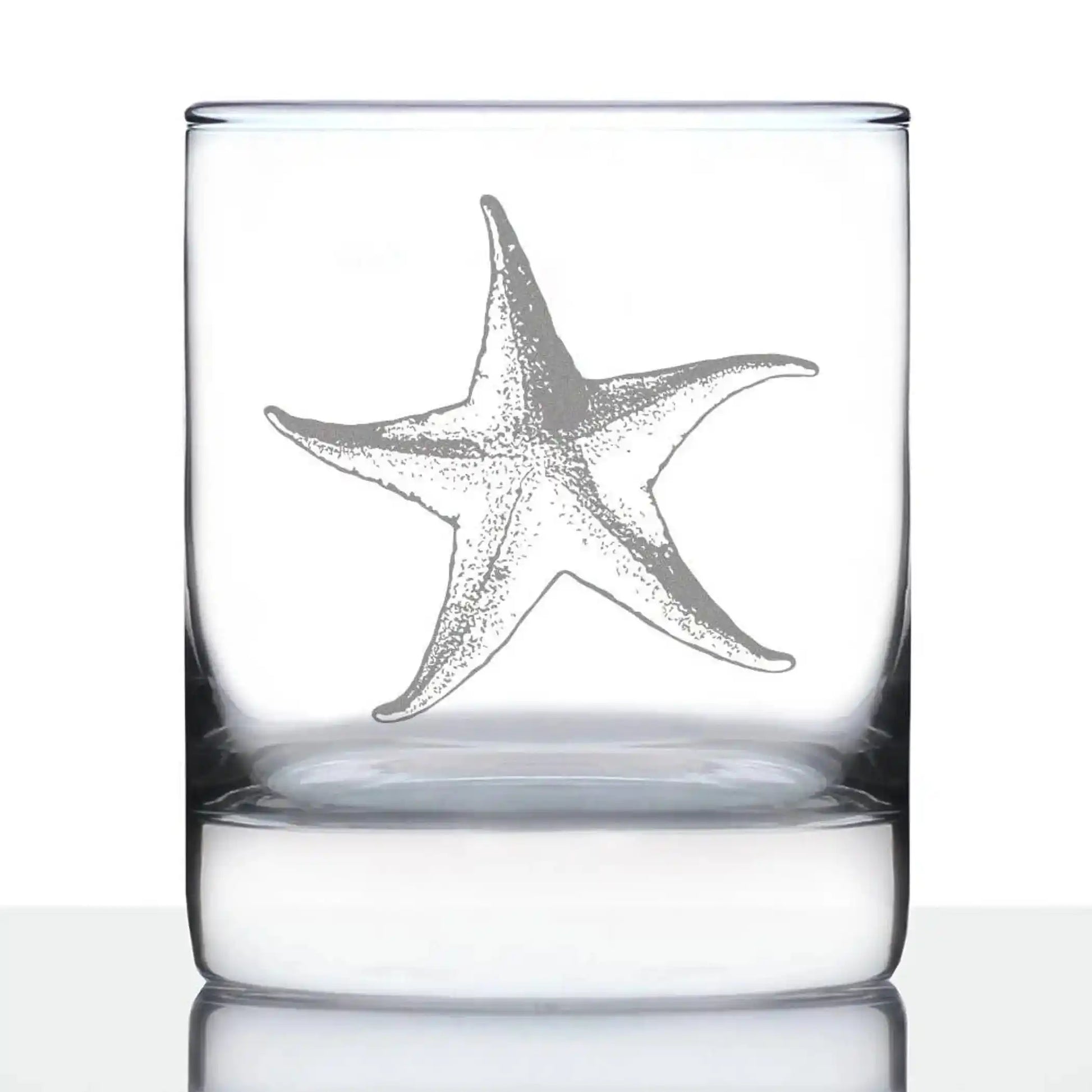 Starfish Whiskey Glass