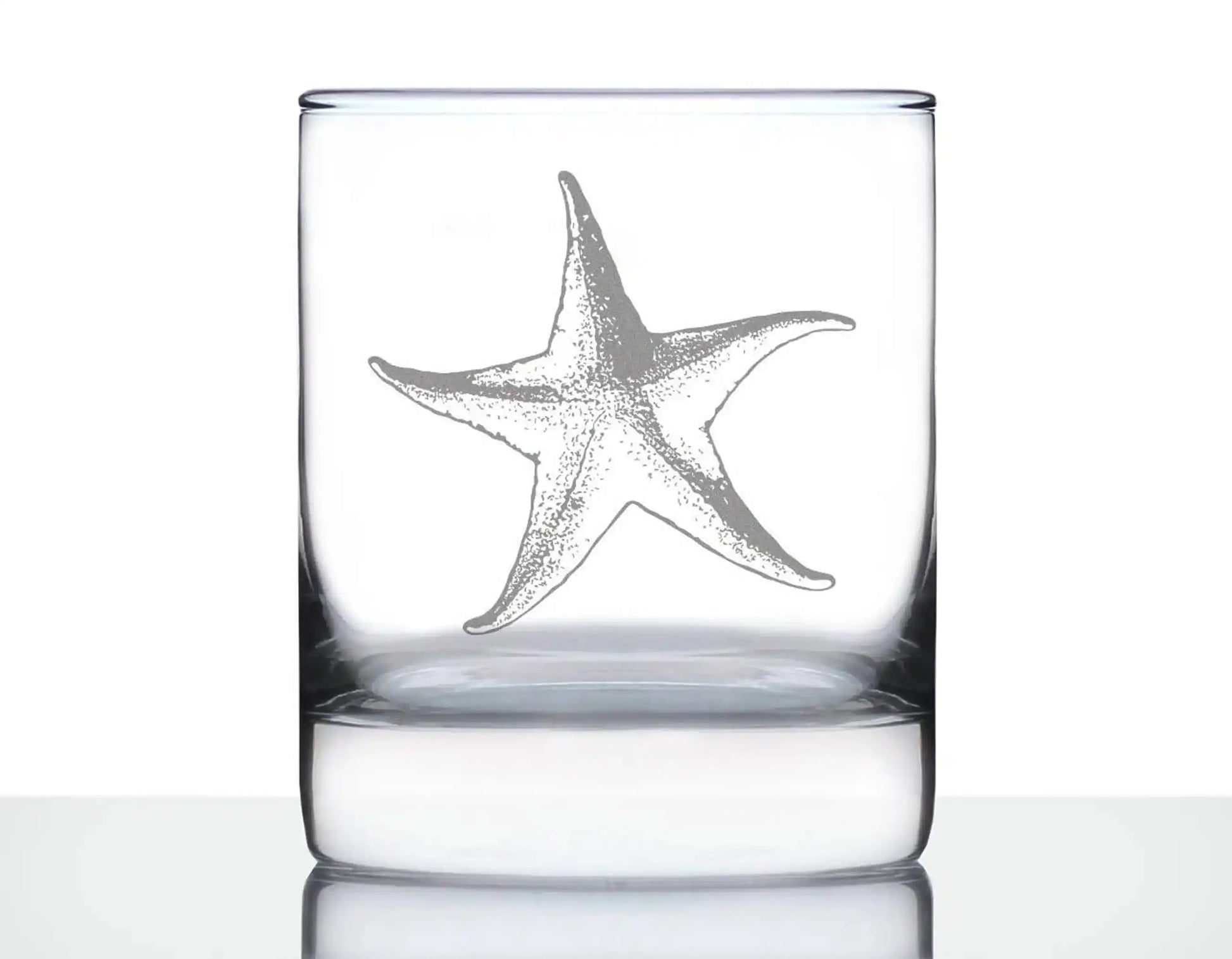 Starfish Whiskey Glass