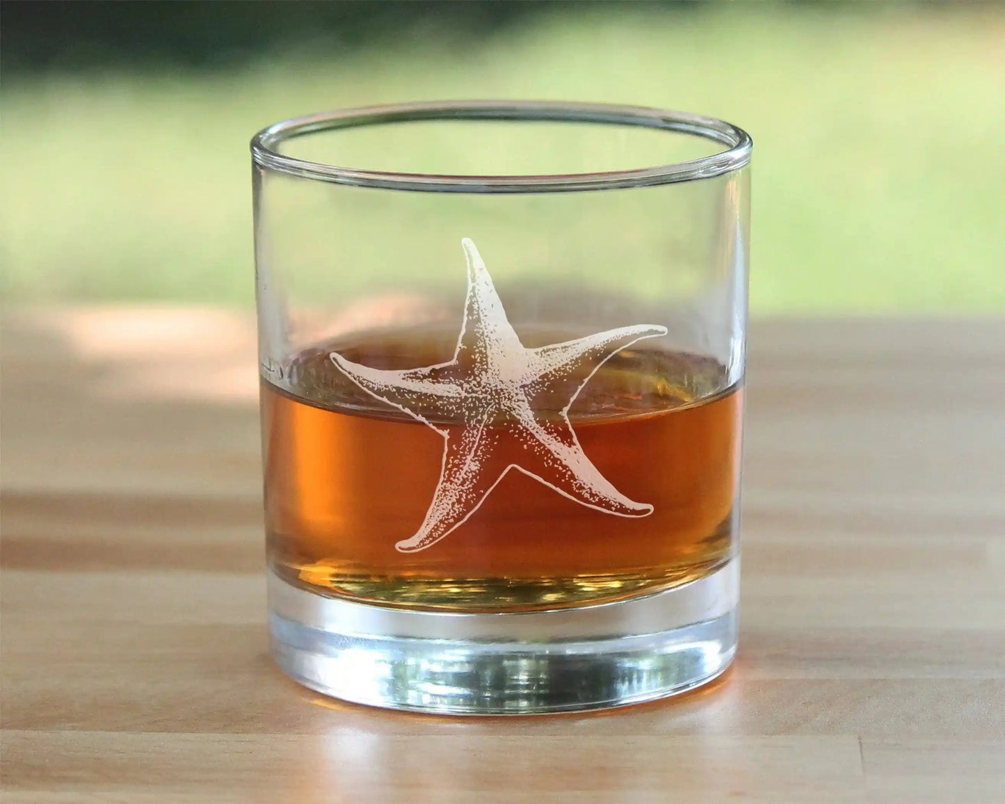 Starfish Whiskey Glass