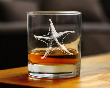 Starfish Whiskey Glass