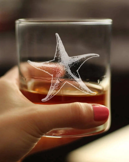 Starfish Whiskey Glass