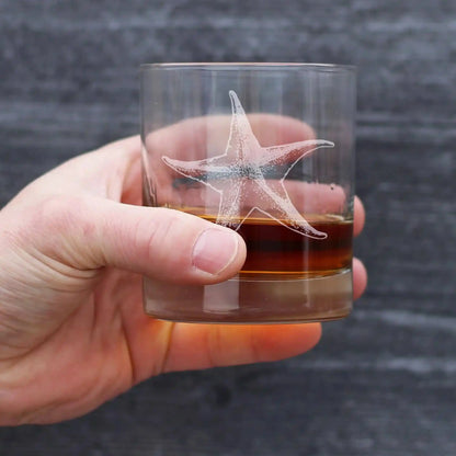 Starfish Whiskey Glass