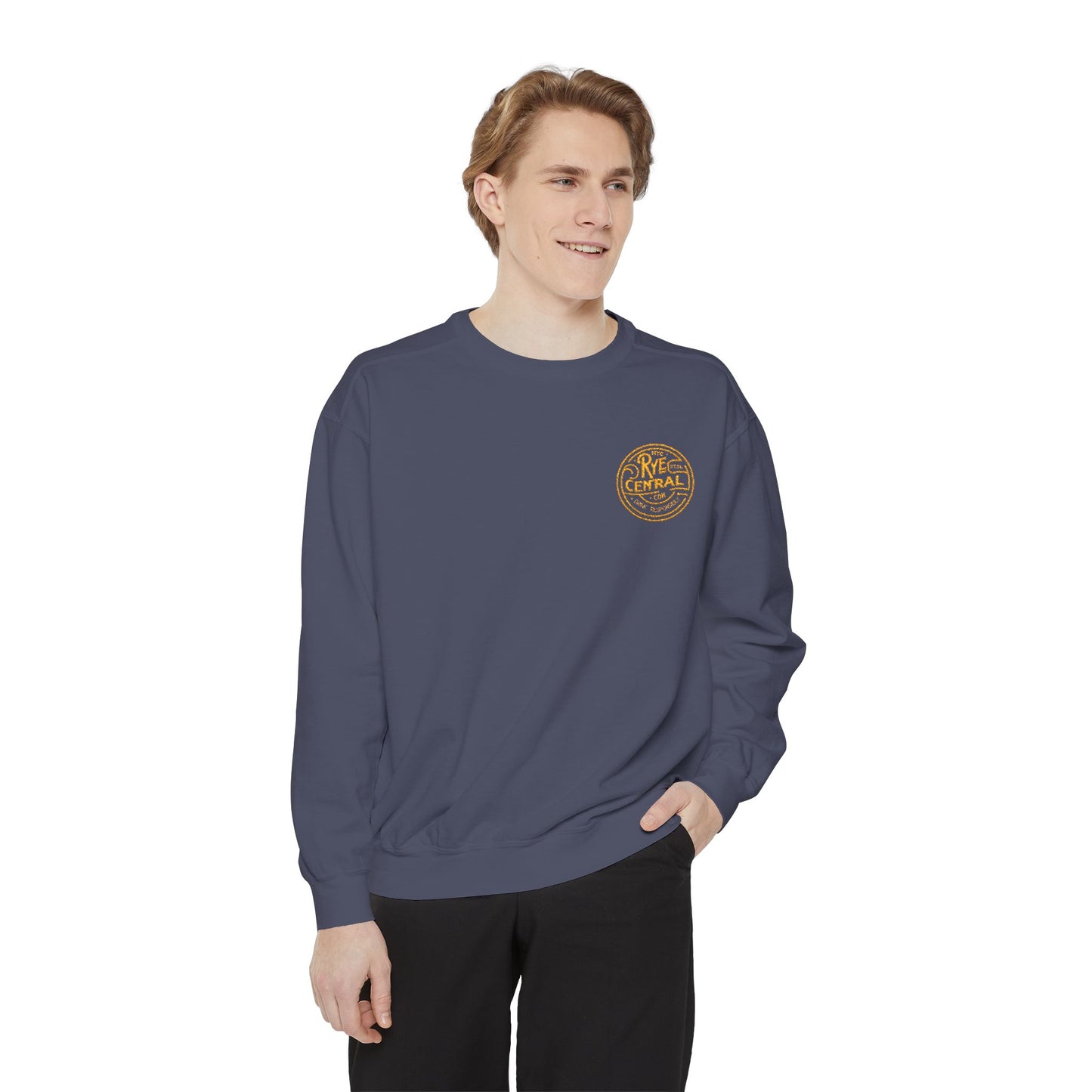 RyeCentral Whiskey Unisex Dyed Sweatshirt