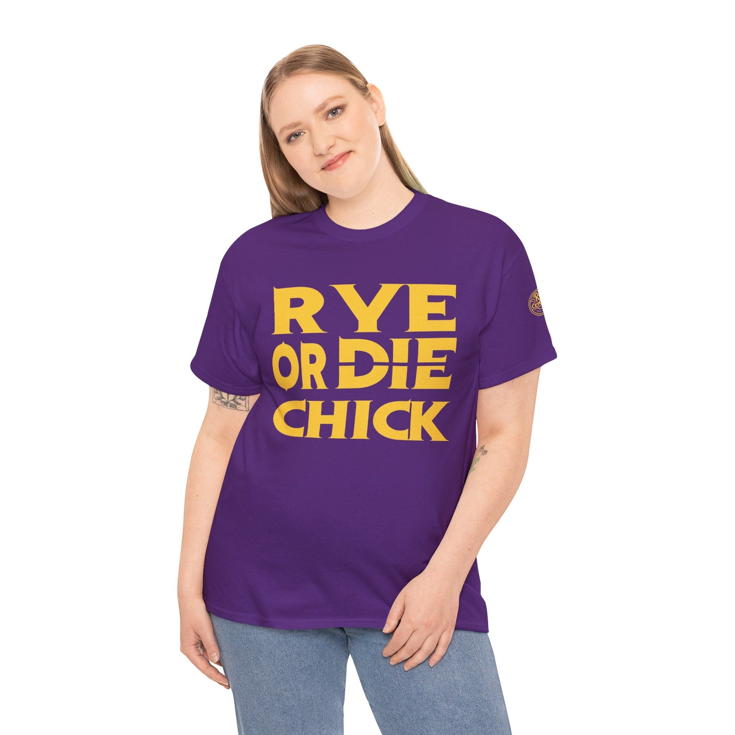 Whiskey Funny T-shirt: Rye or Die Chick