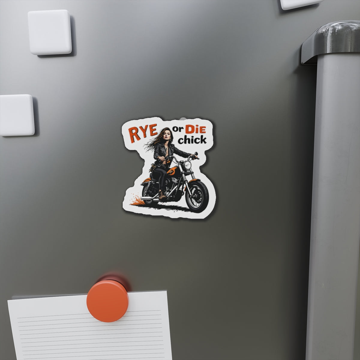 “Rye or Die Chick” Die-Cut Whiskey Magnets