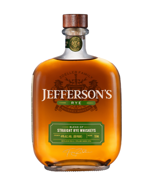 Jefferson's Rye Whiskey Bottle