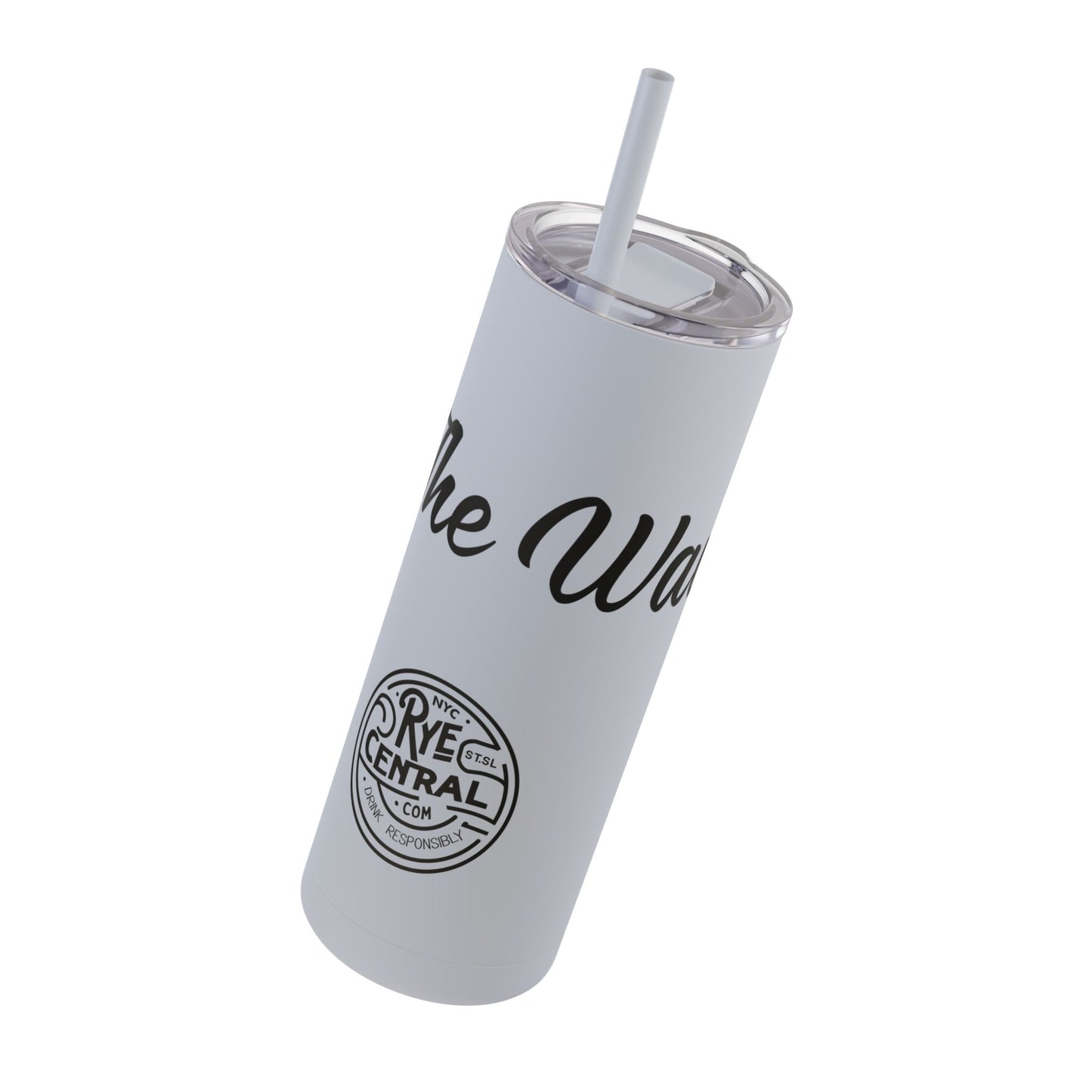 “Rye The Waves” Whiskey Themed Skinny Tumbler