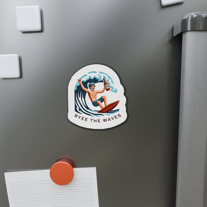 “Rye The Waves” Cool Whiskey Magnets