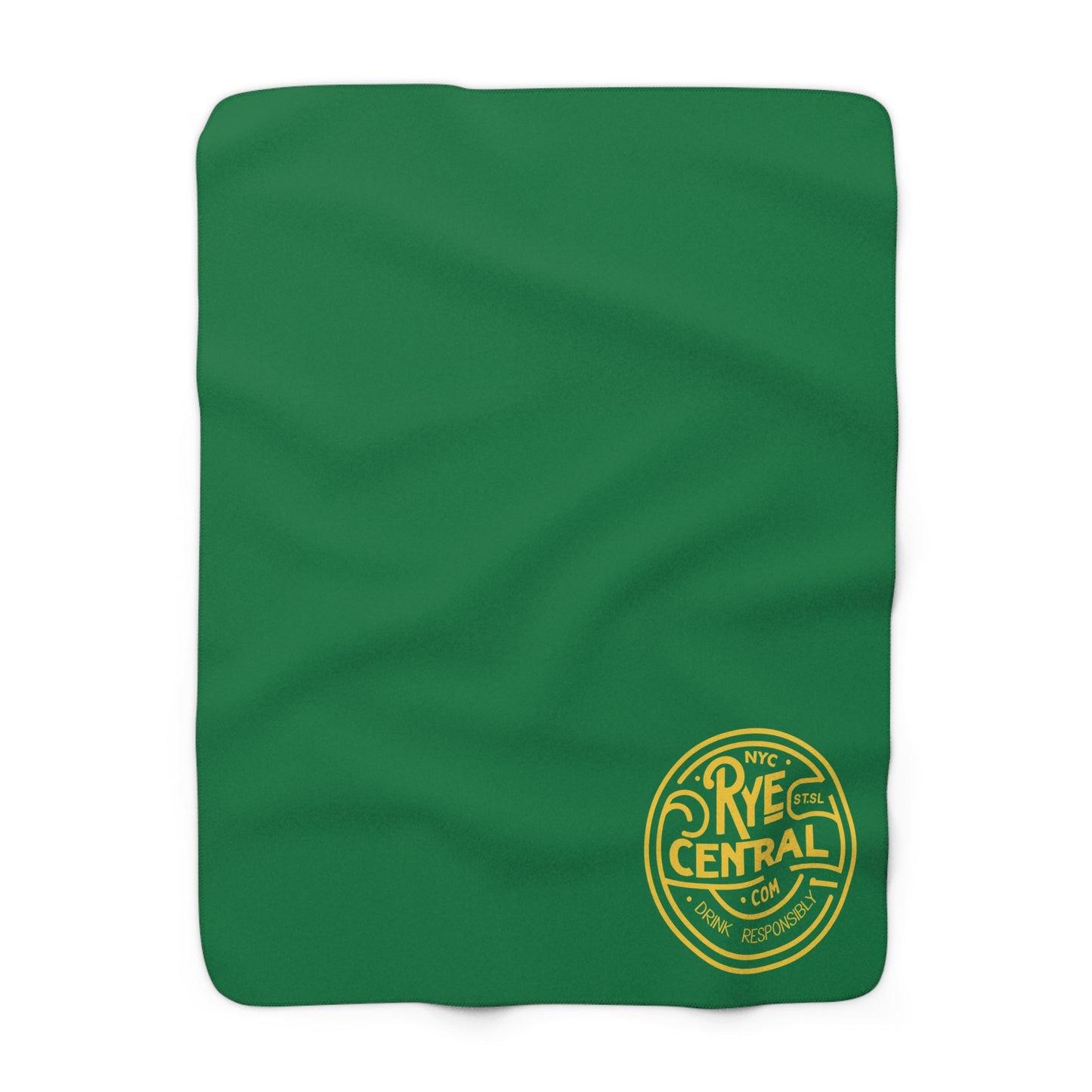 RyeCentral Whiskey Sherpa Fleece Blanket
