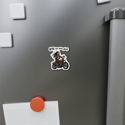 “Rye or Die Girl” Die-Cut Whiskey Magnets