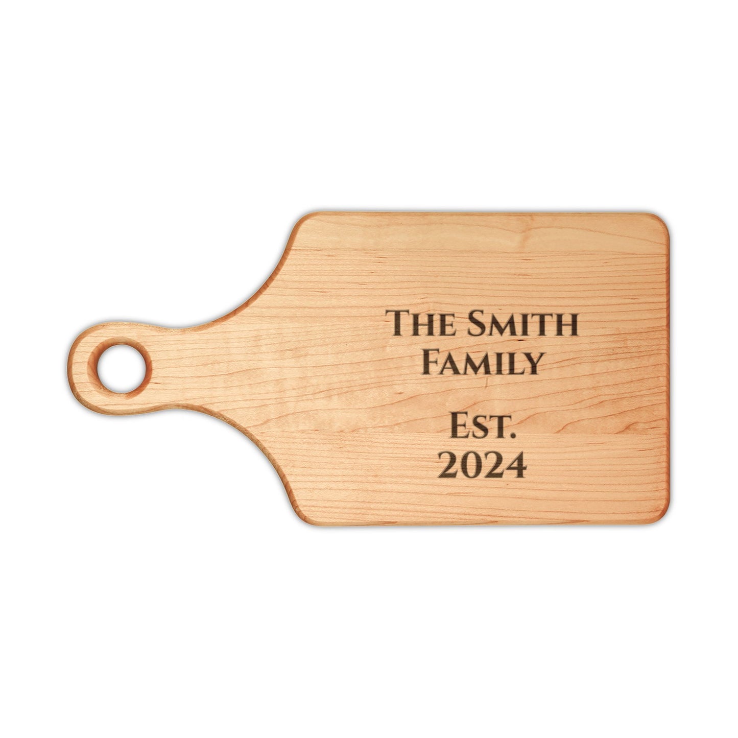 Personalized Engraved Cutting Board — Walnut or Maple