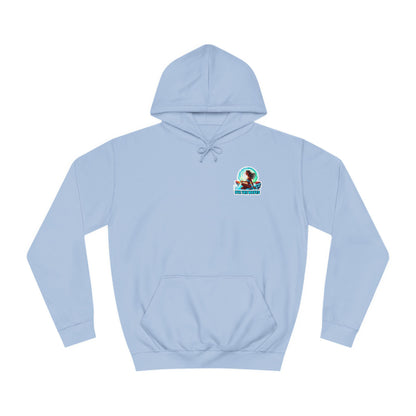 “Rye the Waves” Unisex College Hoodie - Whiskey 4