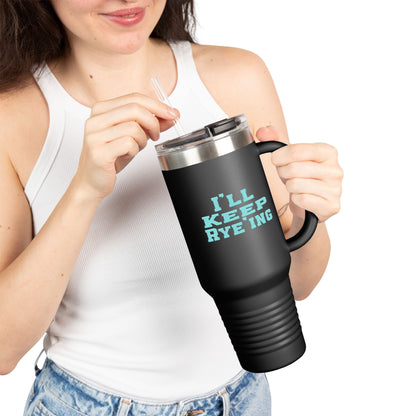 Eco-Friendly Whiskey Golf Tumbler - 40oz Insulated Steel, Reusable