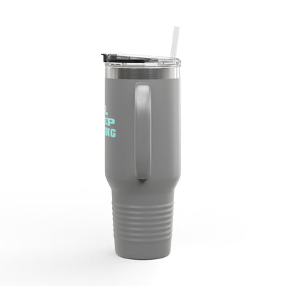 Eco-Friendly Whiskey Golf Tumbler - 40oz Insulated Steel, Reusable