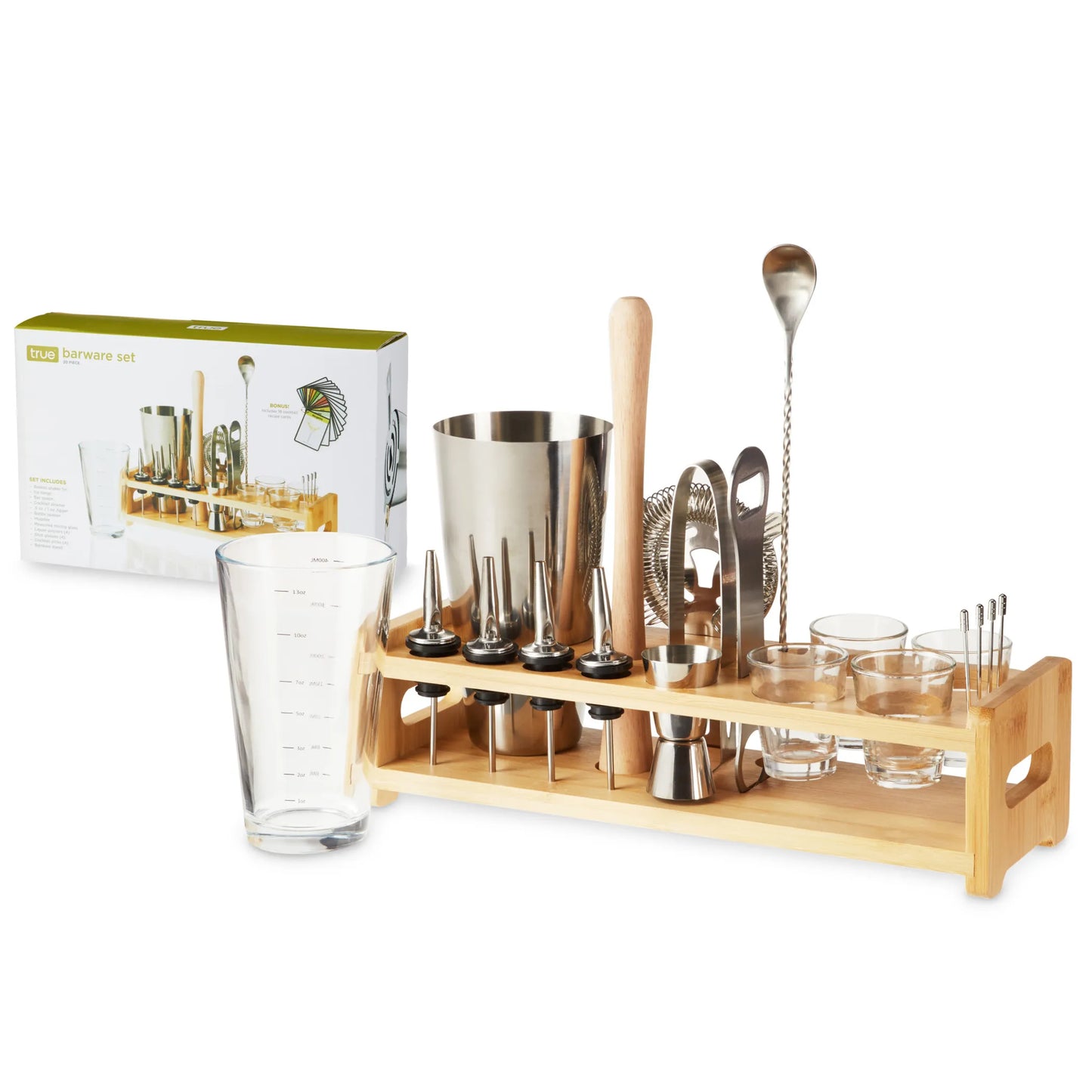 Whiskey Barware Set: RyeCentral’s 20 Piece Collection