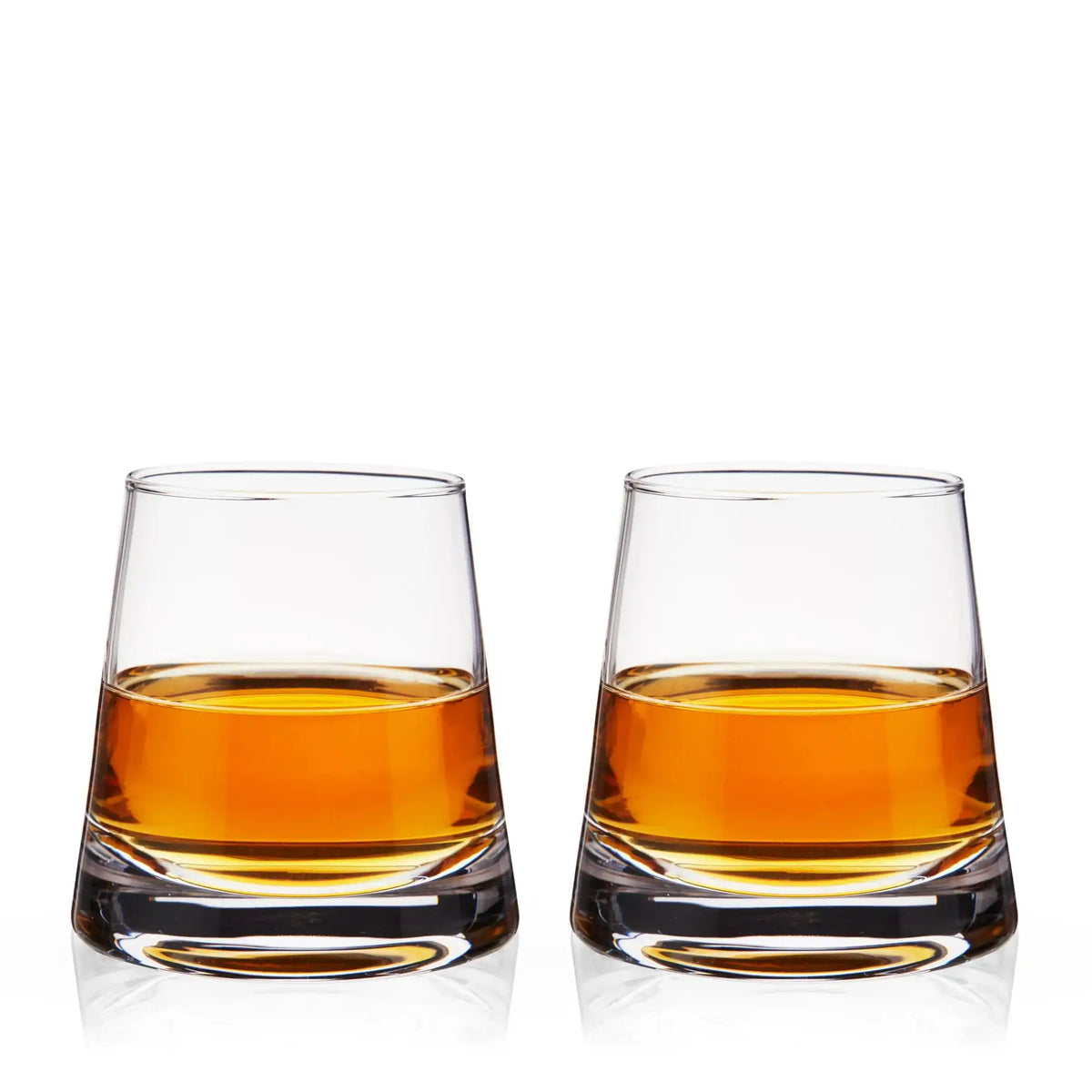 Viski Burke Crystal Whiskey Glasses, Set of 2