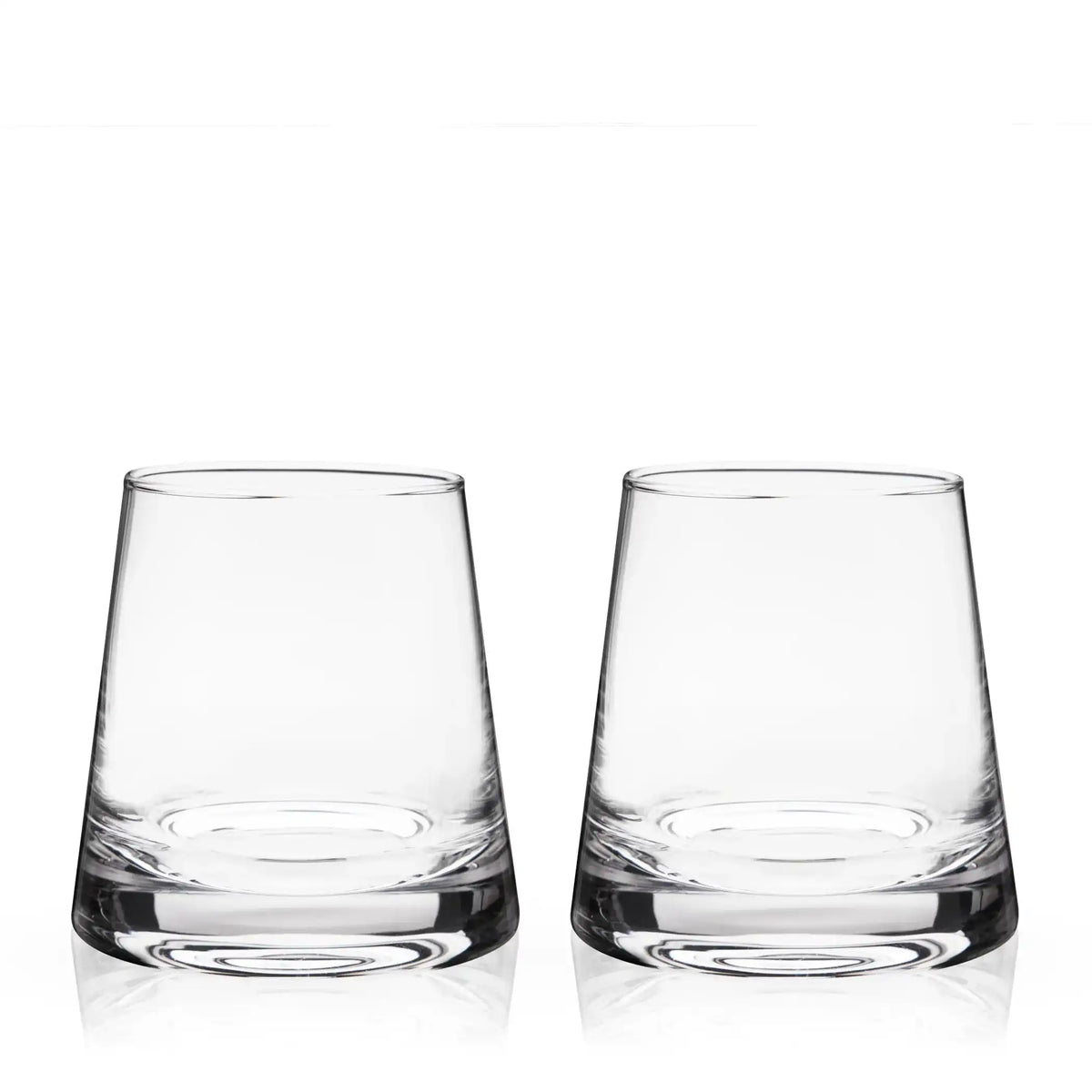 Viski Burke Crystal Whiskey Glasses, Set of 2