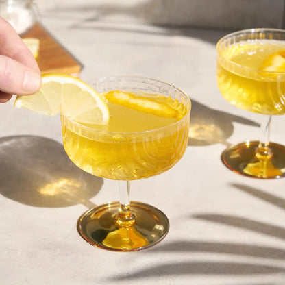 Viski Gatsby Cocktail Coupes, 8 oz